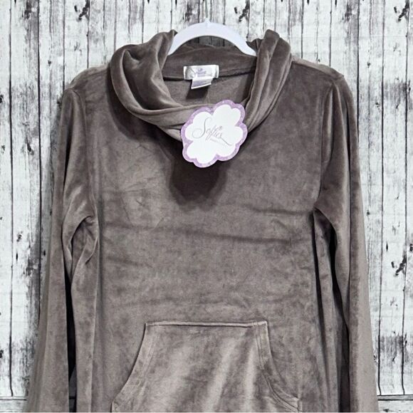 NWT Softies Ultra Soft Snuggle Stretch Velour Lounger - Picture 5 of 9